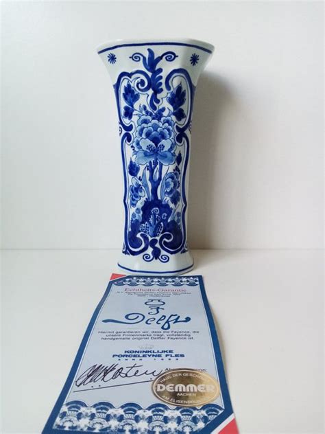 De Porceleyne Fles Delft Vase Porcelain Catawiki