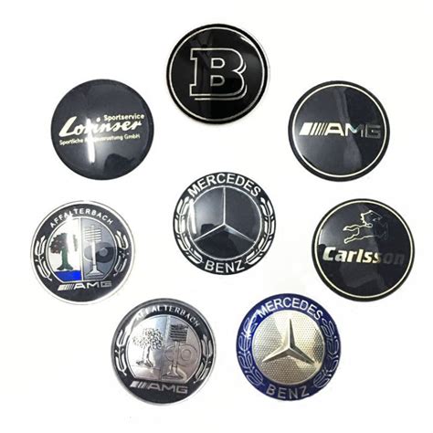 Mm Steering Wheel Logo Sticker For Mercedes Benz Amg Apple Tree