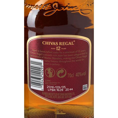 Whisky Chivas Regal Escocés 12 Años 70 Cl Carrefour Supermercado Compra Online