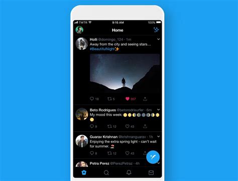 Twitter Adds More Options To The Dark Mode On Ios Small Bio In