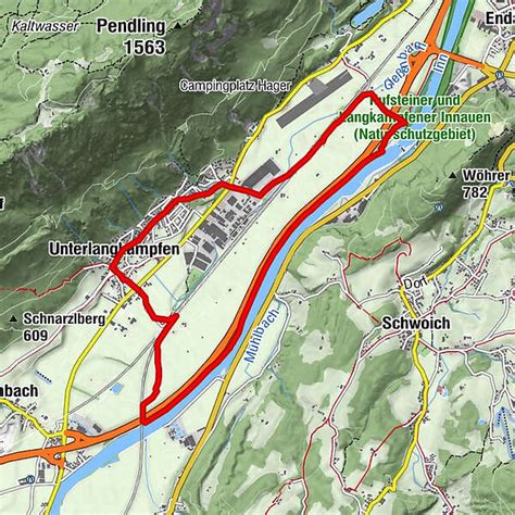 Kraftwerk Runde Langkampfen BERGFEX Laufen Tour Tirol