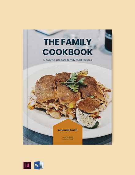 Family Cookbook Layout Template - InDesign, Word, PDF | Template.net