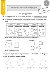 Le On Trace Crite Cours Polygones Cm Pdf Gratuit Imprimer