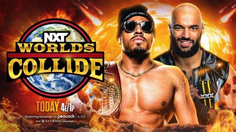 Ricochet Vs Carmelo Hayes Result WWE NXT Worlds Collide