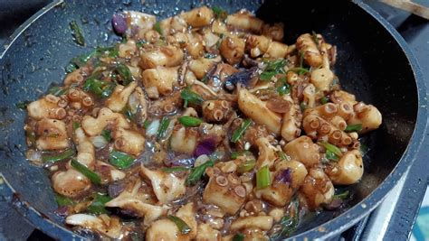 Spicy Stir Fried Octopus Nakji Bokkeum Recipe By Maangchi