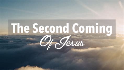 2020-11-08 - The Second Coming Of Jesus - Steve Short - Logos Sermons