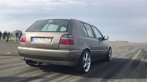 Vw Golf Mk3 Vr6 Turbo 750hp 27732kmh Reihe 12 Half Mile 12 3009