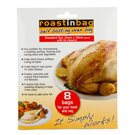 Pack Of 8 Roasting Bags