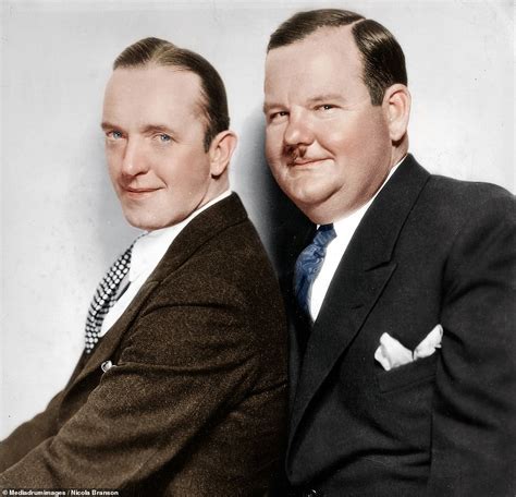 Colorized images of Stan Laurel and Oliver Hardy released ahead of new ...