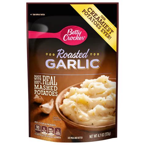 Save On Betty Crocker Mashed Potatoes Roasted Garlic Order Online Delivery Food Lion