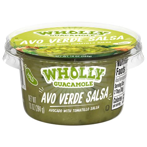 Wholly Guacamole Avocado Verde Mild 10 Oz