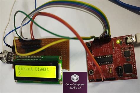 Alphanumeric Lcd Display Interfacing With Msp Using Code