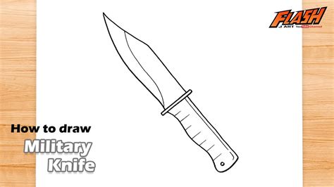 How To Draw A Knife