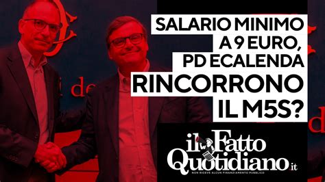 Salario Minimo A Euro Pd E Calenda Rincorrono Il M S La Diretta Con