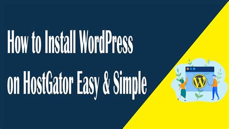 How To Install WordPress On HostGator Easy Simple YouTube