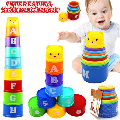 PENGXIANG Stacking Cups Baby Building Set Nesting Cups Early ...