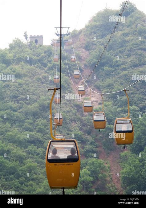 Connecting Two Cable Car Stations To Follow The Great Wall Of China