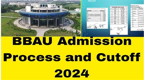 Bbau Lucknow B Tech Admission Process And Cutoff 2024 Btech