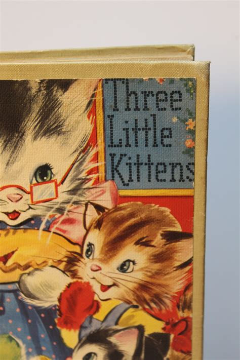 Three Little Kittens Book Merrill Publisher 1946 Vintage | Etsy