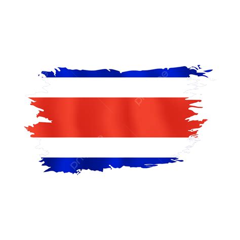 Costa Rica Torn Flag Costa Rica Flag Costa Rica Costa Rica