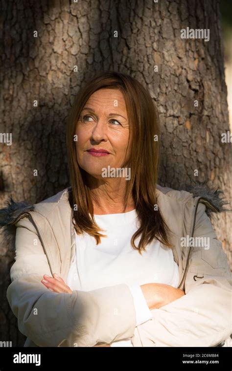Mature Woman Outdoors Hi Res Stock Photography And Images Alamy