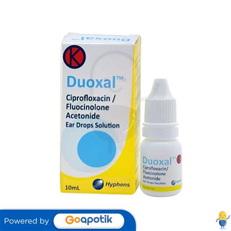 DUOXAL TETES TELINGA 10 ML Kegunaan Efek Samping Dosis Dan Aturan Pakai