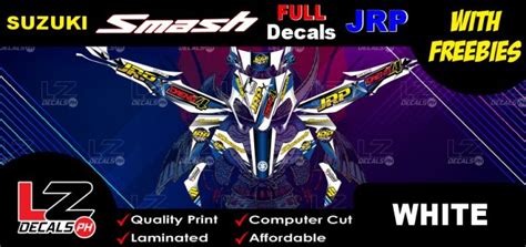 Suzuki Smash Jrp Full Decals Stickers With Freebies Lazada Ph