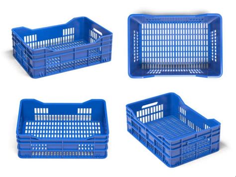 Blue Plastic Vegetable Crate At Rs In Faridabad Id