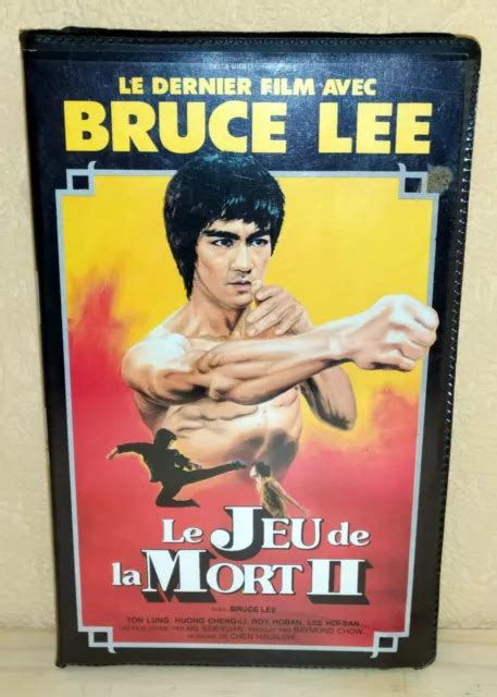 LE DERNIER FILM Avec Bruce Lee Le Jeu De La Mort II Rare VHS EUR 12 20