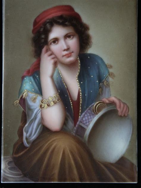 KPM Porcelain Plaque Miniature Portraits Plaque Porcelain China