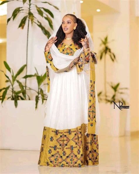 Shewa Amhara Dress Ethiopian Traditional Dress Ethiopian Dress