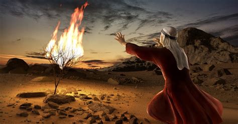 Moses and the Burning Bush Bible Story and Lessons