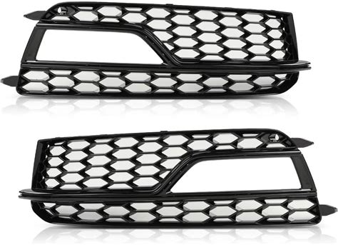 Amazon G Plus Front Bumper Fog Light Grilles Cover Trim Honeycomb