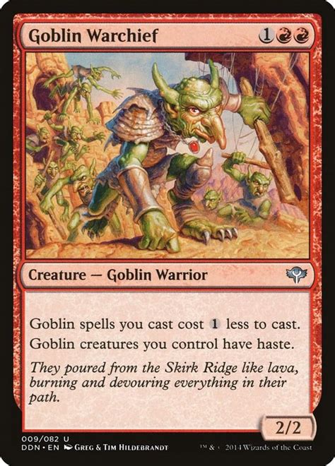 Goblin Warchief Duel Decks Speed Vs Cunning Magic The Gathering