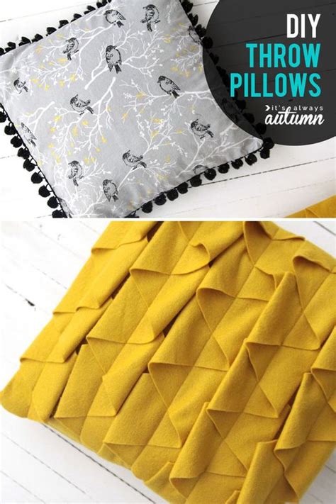 14 Easy Diy Throw Pillows