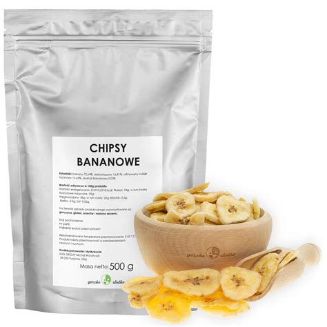 Chipsy Bananowe Banan Chips Przek Ska G Allegro Pl