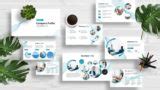 PowerPointHub Blue Company Profile Long Thumbnail Powerpoint Hub