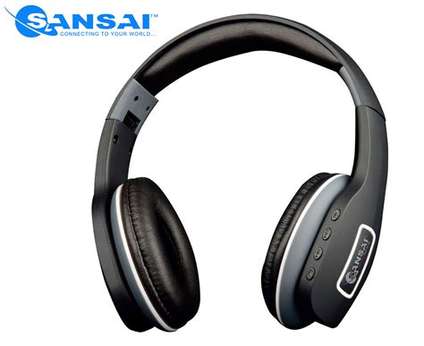 Sansai Bluetooth Foldable Stereo Headphones - Black | Catch.co.nz