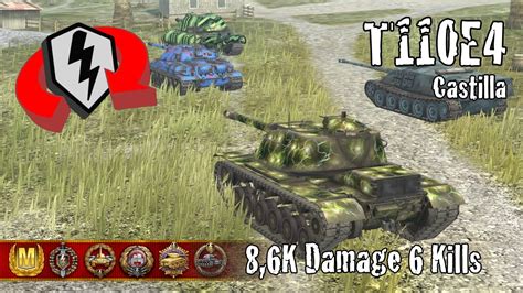 T110E4 8 6K Damage 6 Kills WoT Blitz Replays YouTube