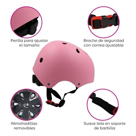 Casco Bicicleta Niños Kit Rodilleras coderas muñequeras