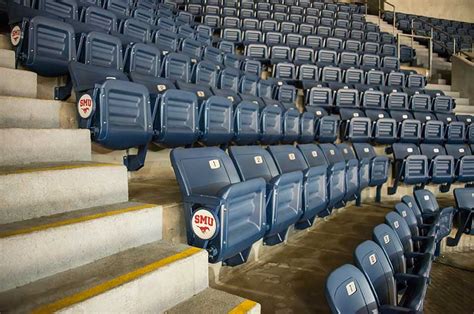 Southern Methodist University Moody Coliseum with Irwin Seating Prestige nose mount seating ...