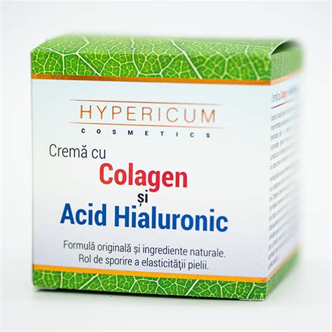 Crema Cu Colagen Si Acid Hialuronic Ml Hypericum Impex