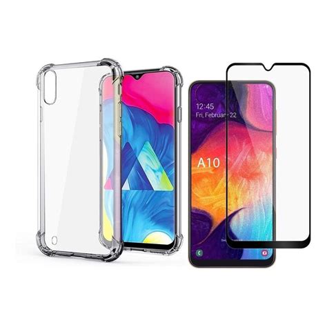 Capa Anti Impacto Queda Galaxy M10 Película Vidro 3d 5d Pelicula Da