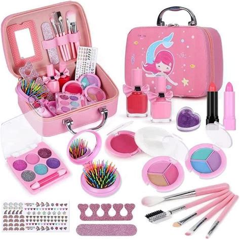 Jouets Fille Ans Maquillage Enfant Jouet Kit De Maquillage Lavable