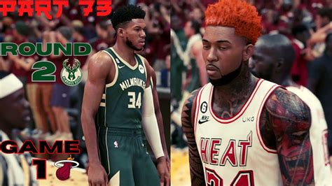 NBA 2K23 My Career PS5 Gameplay Part 73 Round 2 Game 1 Vs The Bucks