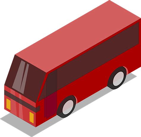 Download Simple Bus Red Royalty Free Vector Graphic Pixabay