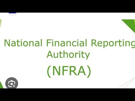 National Financial Reporting Authority Youtube