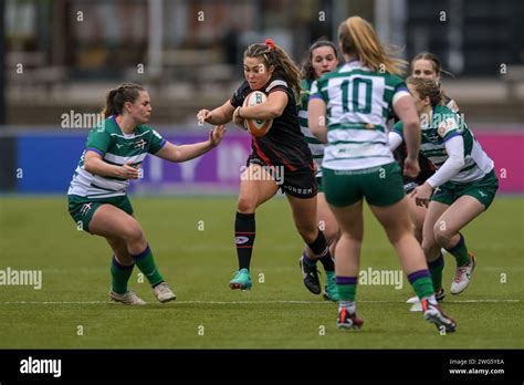 London England On 3 February 2024 Sydney Gregson Of Saracens Women