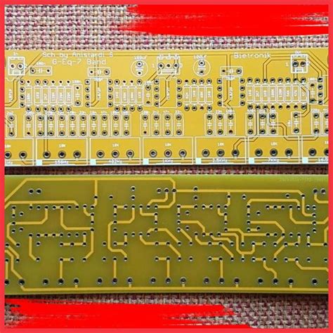 Jual BIE PCB EQUALIZER 7 BAND DUAL OPAMP Shopee Indonesia