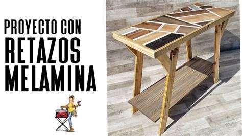 Mueble Arrimo Con Retazos De Melamina Usar Sobrantes Melamina YouTube